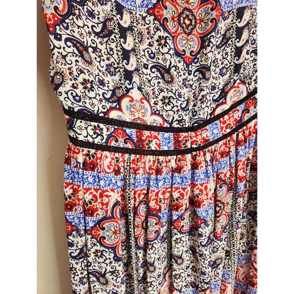 L'AGENCE Rosalia Silk V-neck Maxi Dress Size 8 Floral 1B403 - Picture 6 of 12